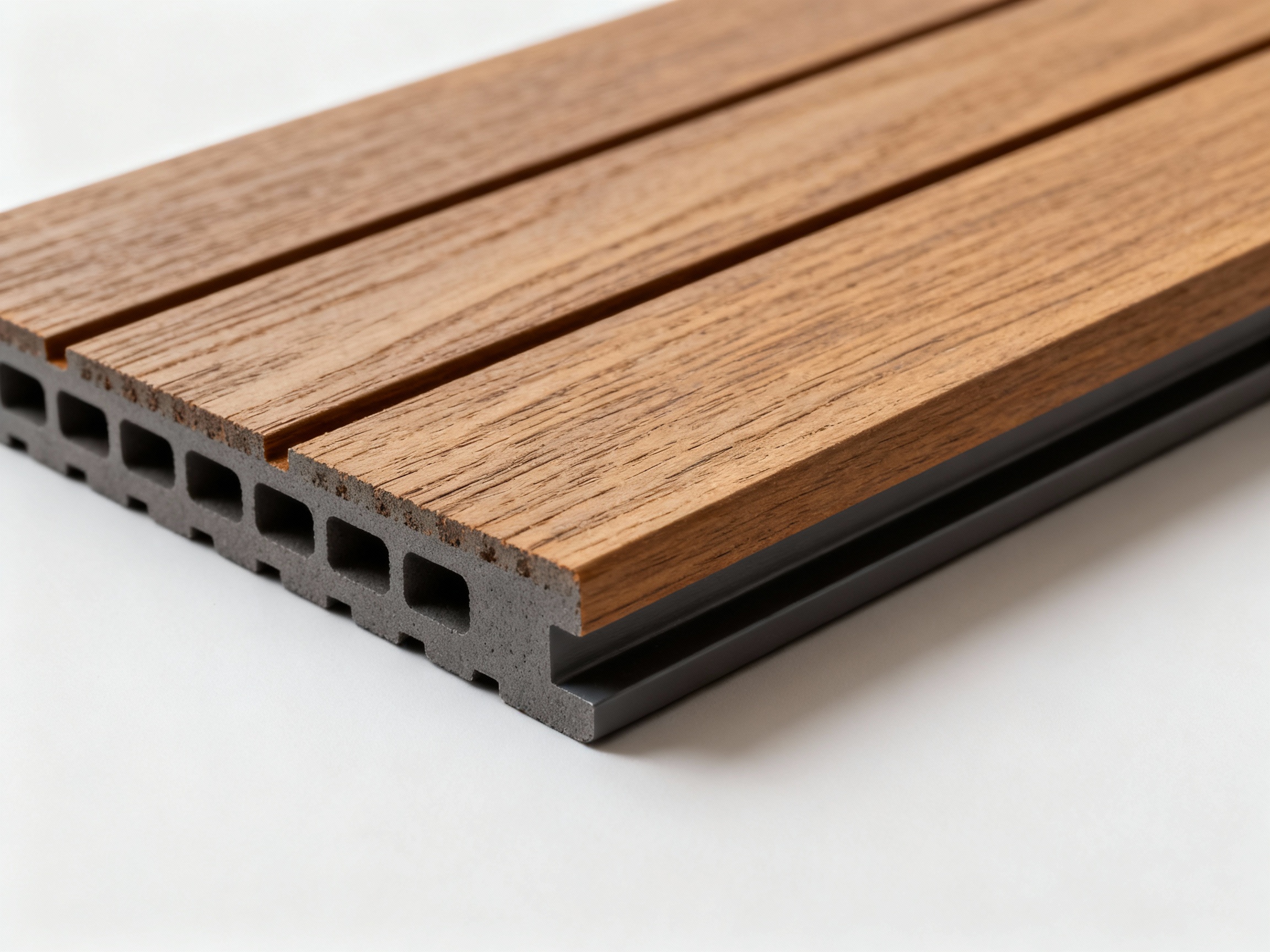 Détails du bardage composite