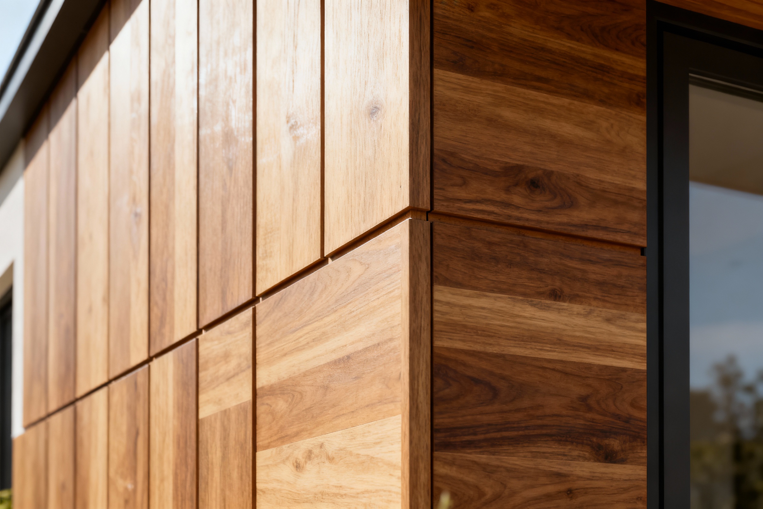 Détails du bardage bois cèdre